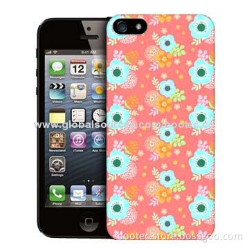 TPU Cases for New iPhone 5, Coral Floral, OEM Orders Welcomed